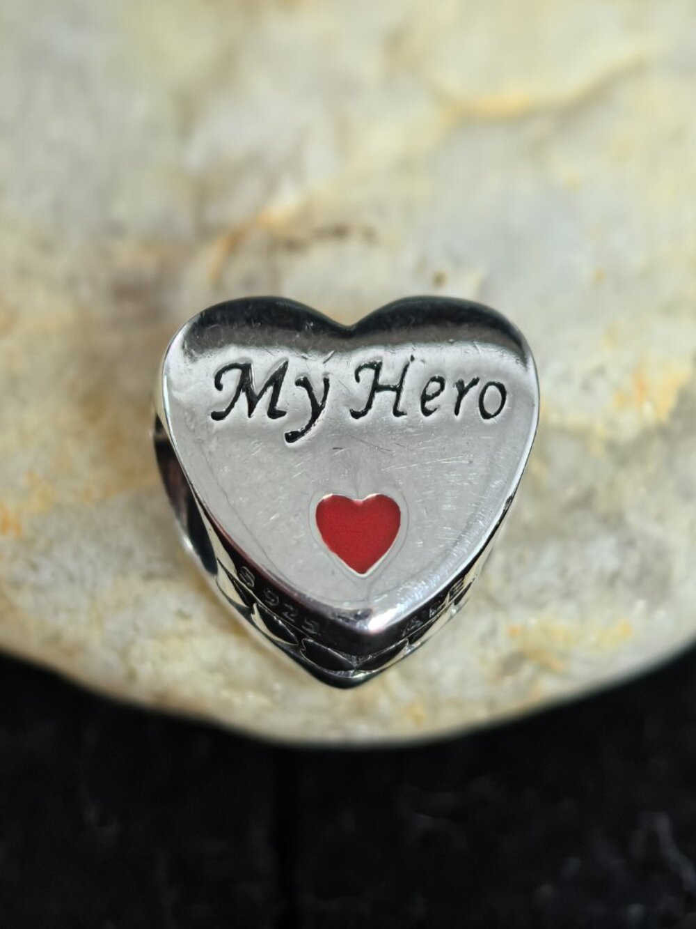 Pandora My Hero Heart Bead Charm Bracelet, S925 Silver Jewelry (Women's)